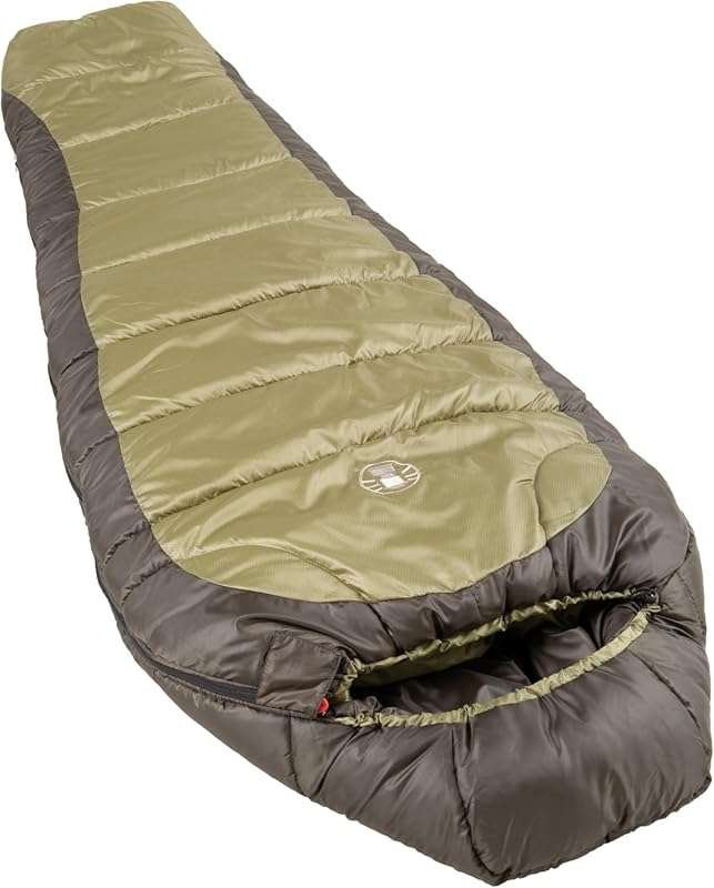 Coleman North Rim 0°F Big & Tall Sleeping Bag for Cold Weather Camping