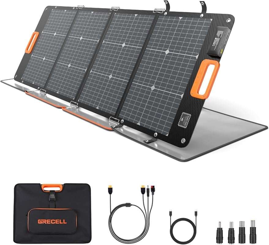 GRECELL 120W Portable Solar Panel