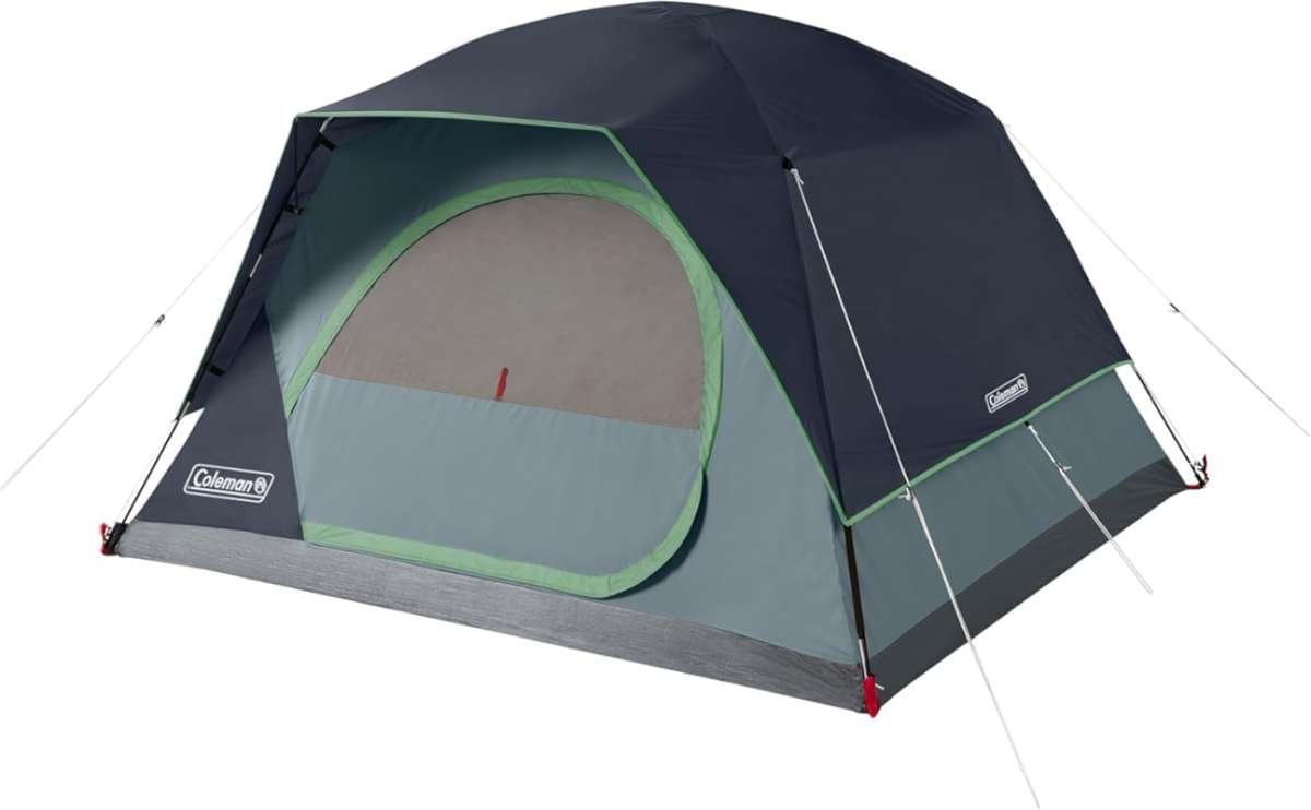 Coleman Skydome Tent with 5 Minute Setup, 2/4/6/8-Person Weatherproof