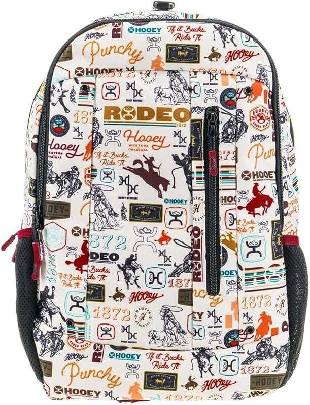 HOOEY Rockstar 20L Compact Travel Backpack with Laptop Sleeve, Durable