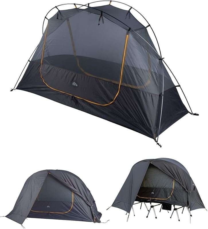 iClimb Ultralight Solo Tent: 4 Season Waterproof Backpacking Tent with