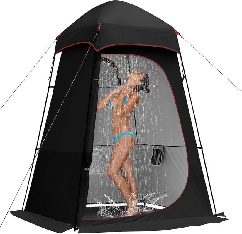 Camping Shower Tent: 7.9 FT Extra Tall Oversize Privacy Outdoor Bathro