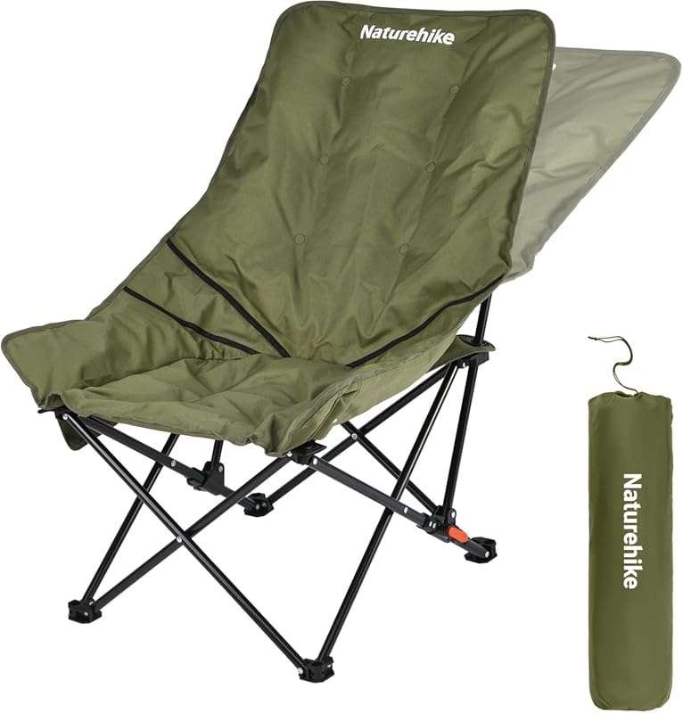 Naturehike Seastar Padded Camping Chair: Oversized, Adjustable Folding