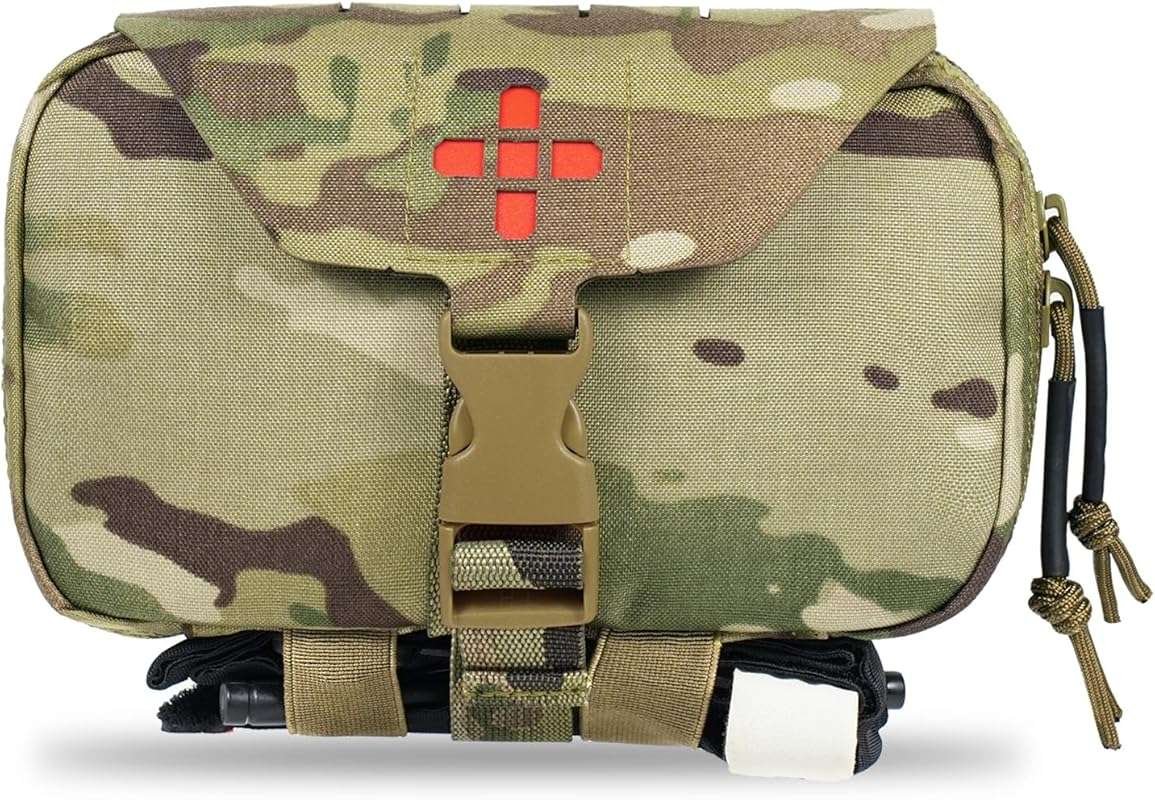 Rapid Deployment MOLLE Trauma Kit Pouch with Quick Tear-Off