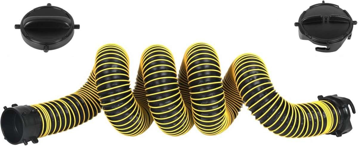 15FT Heavy Duty TPE RV Sewer Hose Extension: Abrasion Resistant, Crush