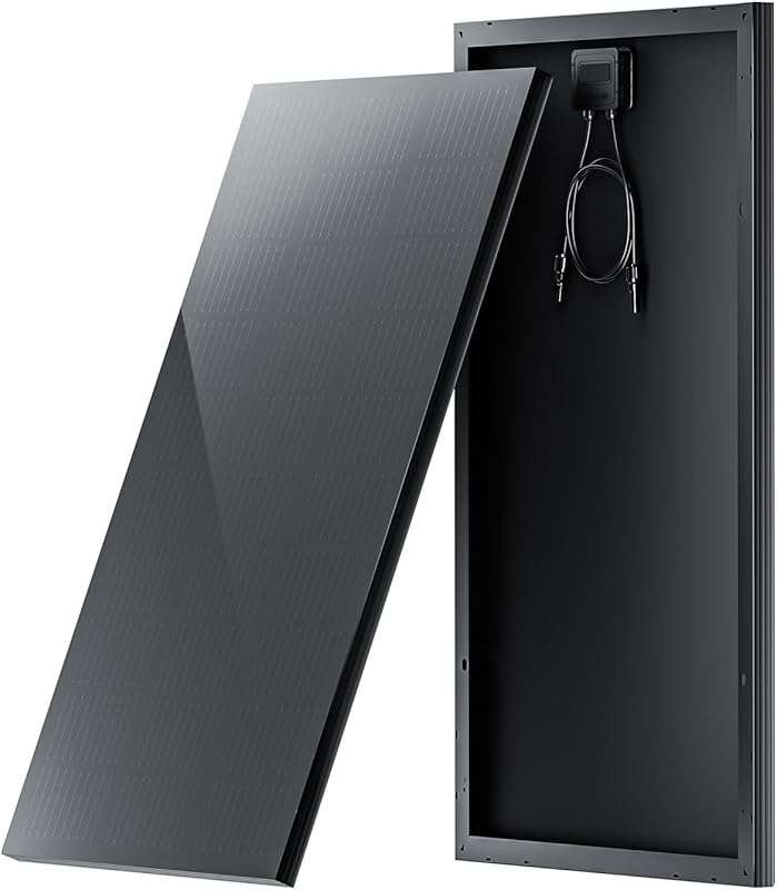 STAR 100W 12V/24V Monocrystalline Solar Panel, 25% Efficient Full-Scre