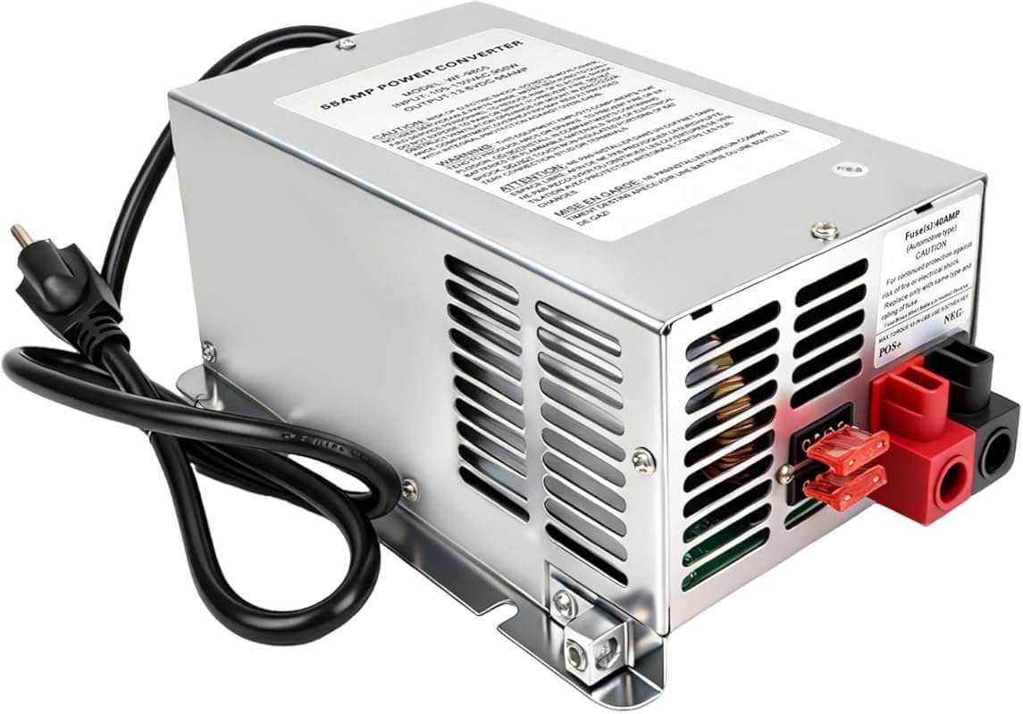 2025 Upgrade WF-9855 55 Amp RV Power Converter, Replace 9800 Series fo