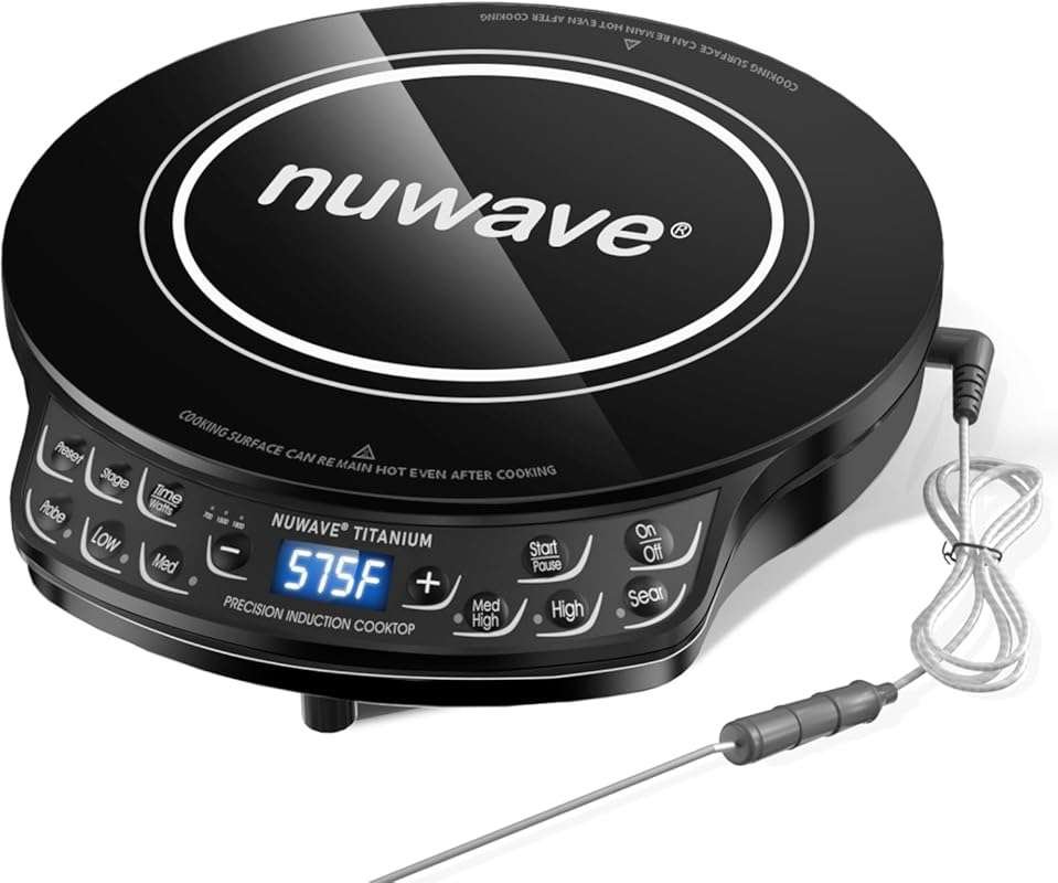 Nuwave Induction Cooktop Portable Burner with Digital Probe, 106 Tempe