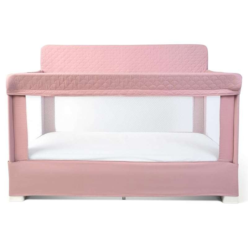 Baby Delight Lunaire Full Size Crib | Breathable Mesh Baby Crib | Tool