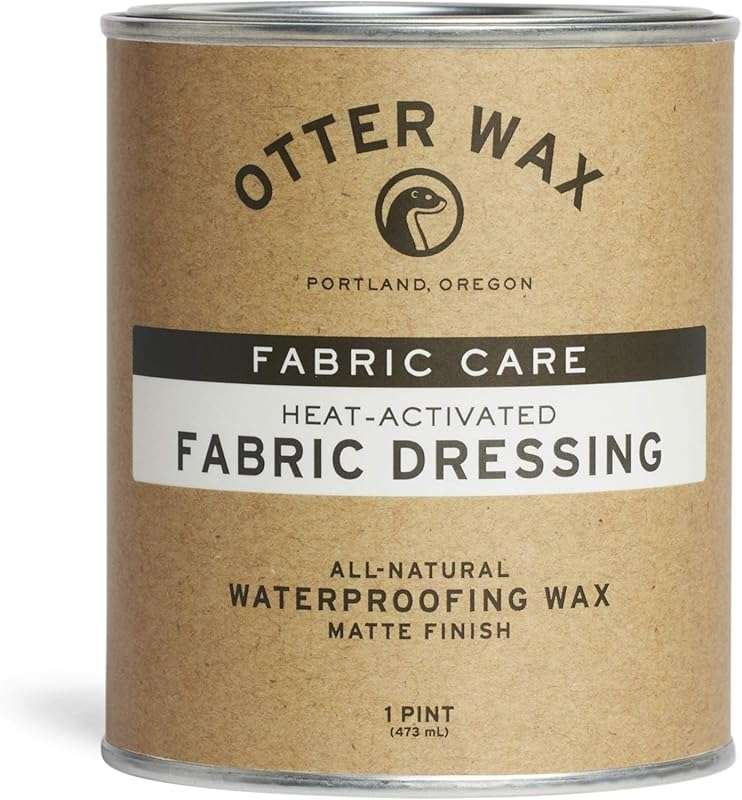Otter Wax Heat-Activated Fabric Dressing for All-Natural Canvas Water