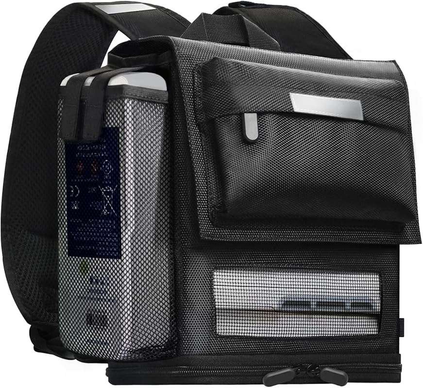 Ultralight Rugged 360 Ventilated Backpack for Inogen G5/Rove 6/OxyGo N