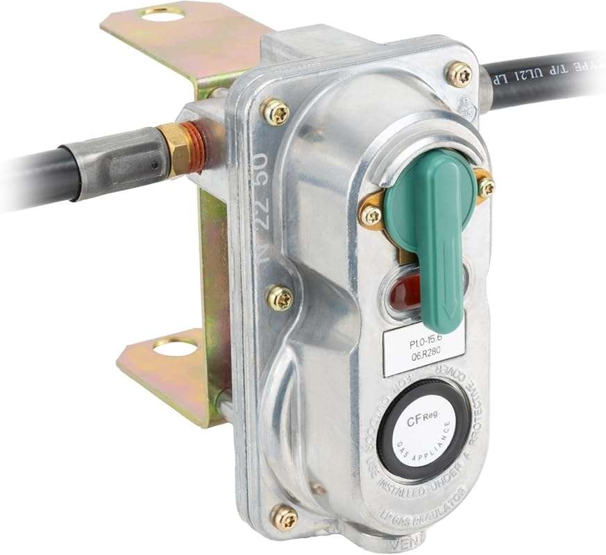 RecPro RV Propane Gas Regulator 2-Stage Auto Changeover | 11.5