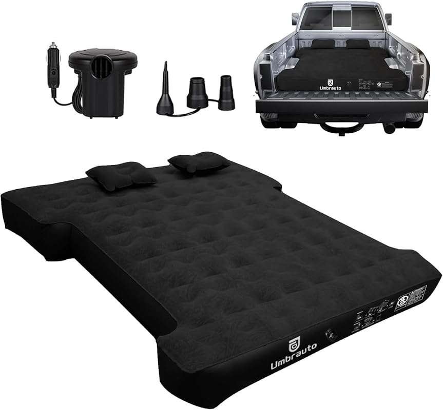 Umbrauto Air Mattress for 5.5-5.8 ft Truck Beds, Inflatable Camper Air