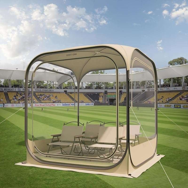 East Oak Weather Sports Tent: Pop Up Bubble Tent, Sun & Rain Shelter, 