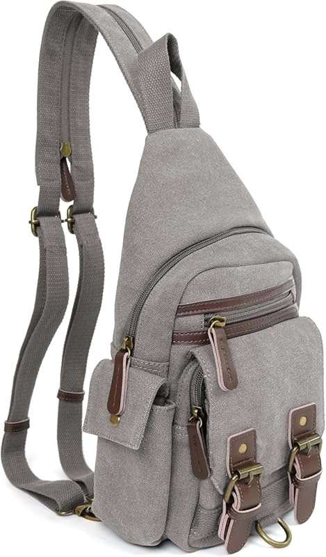 JESSIE & JAMES Shasta Canvas Concealed Carry Sling Bag: Convertible Ba