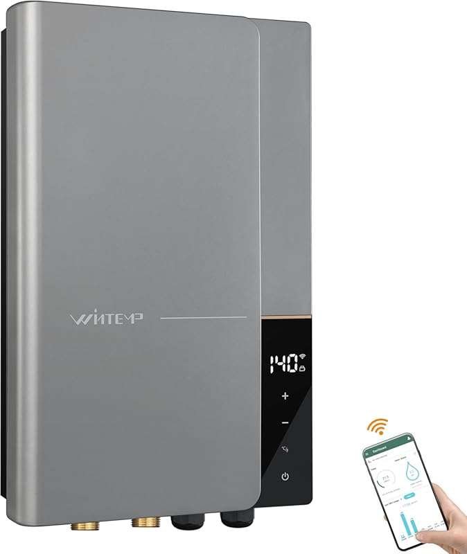 WINTEMP 18kW 240V Electric Tankless Water Heater: Whole House Instant 