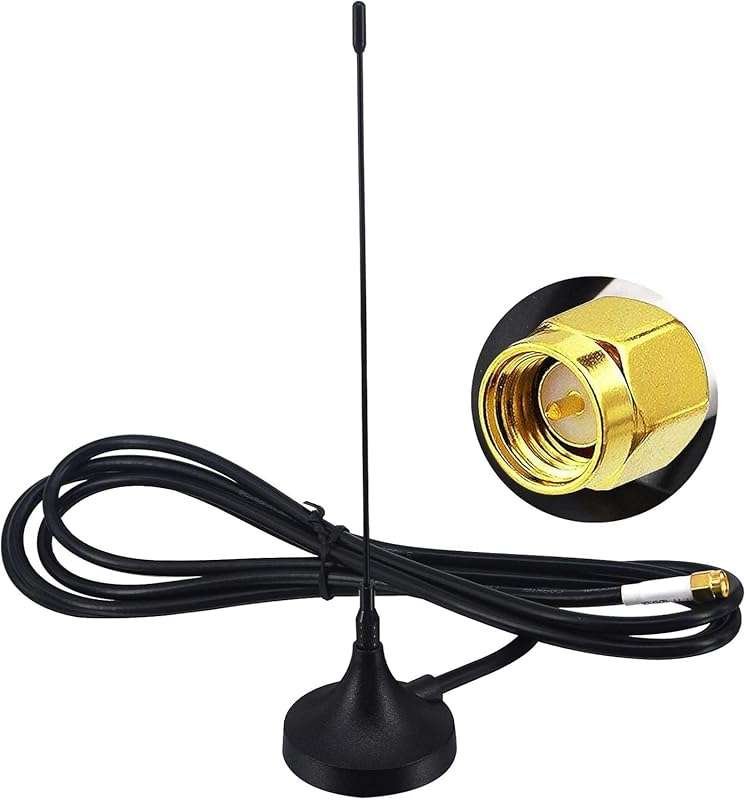 433MHz High Gain Antenna with RG58 Cable, SMA Male Magnetic Base for S