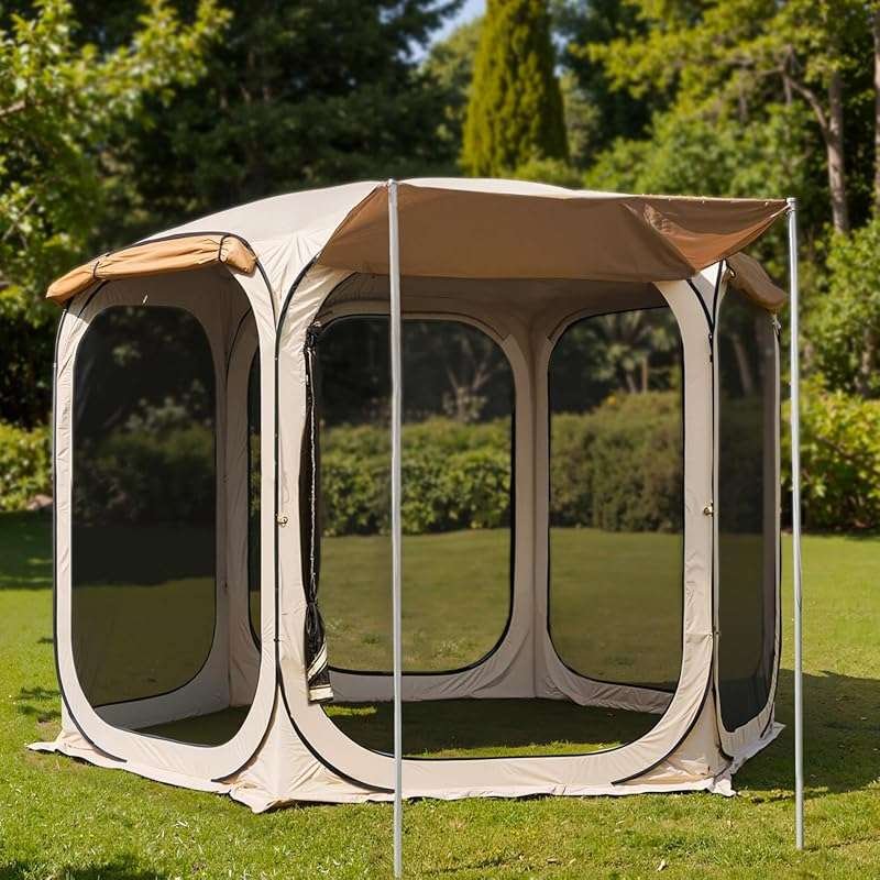 East Oak 12×12 FT Pop Up Canopy Tent with Mesh | Outdoor Screen House