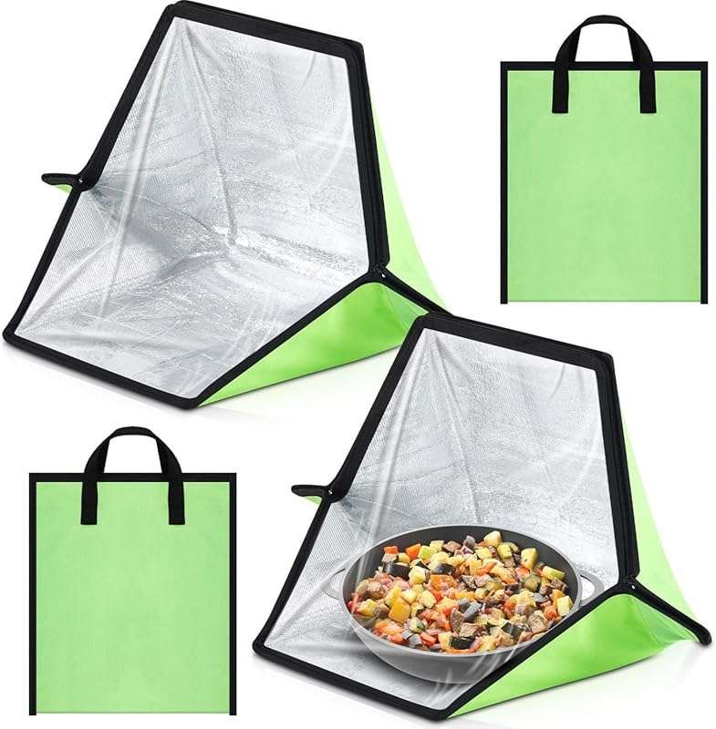 2 Pack Portable Foldable Solar Oven Cooker