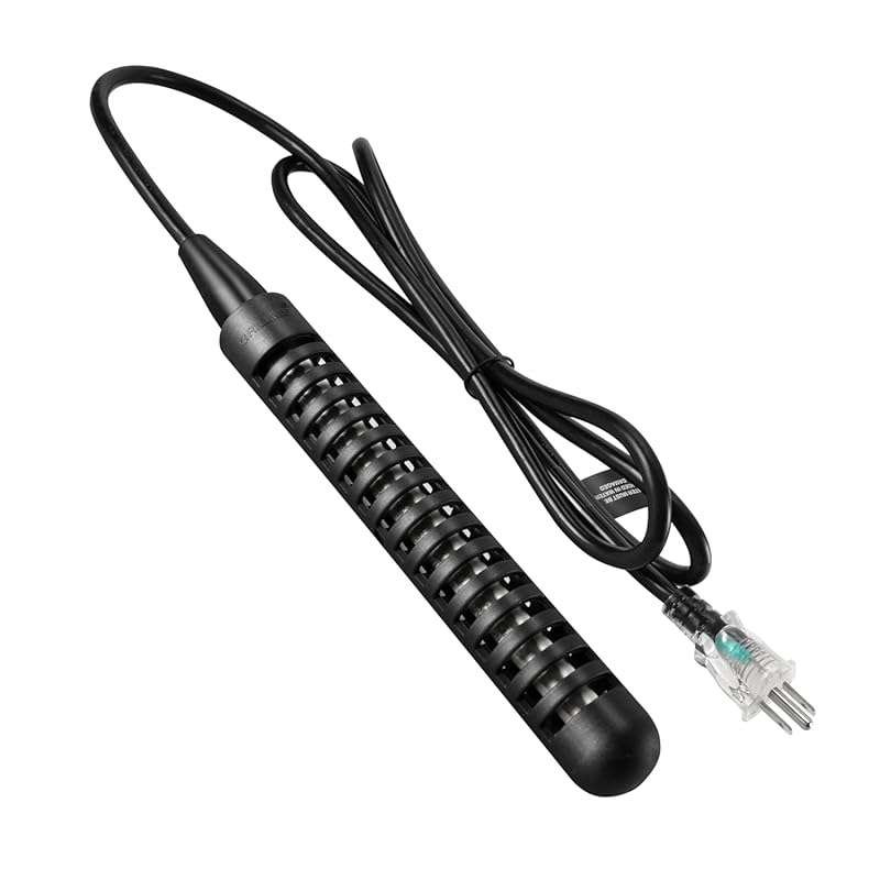 GRILLME 1300W Portable Titanium Electric Immersion Heater, Submersible