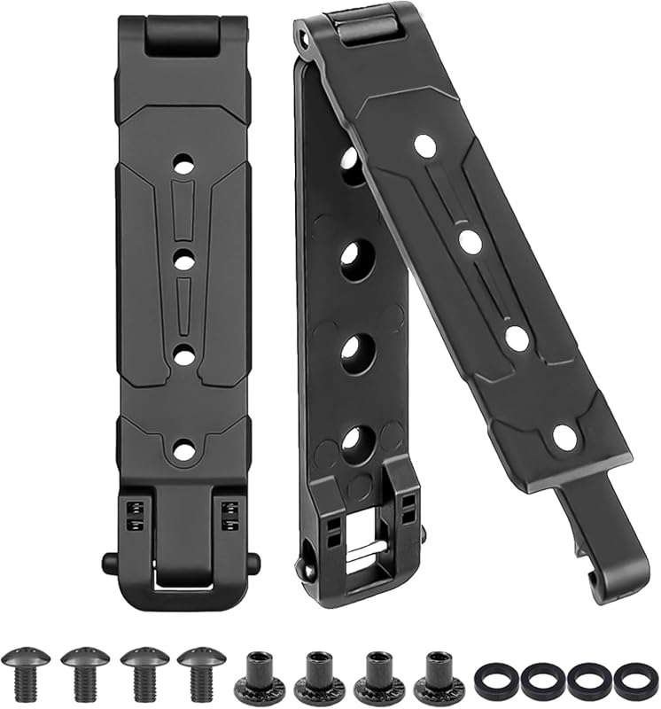 Tactical Molle Clips for Belts and Vests - Malice Style Attachment Str