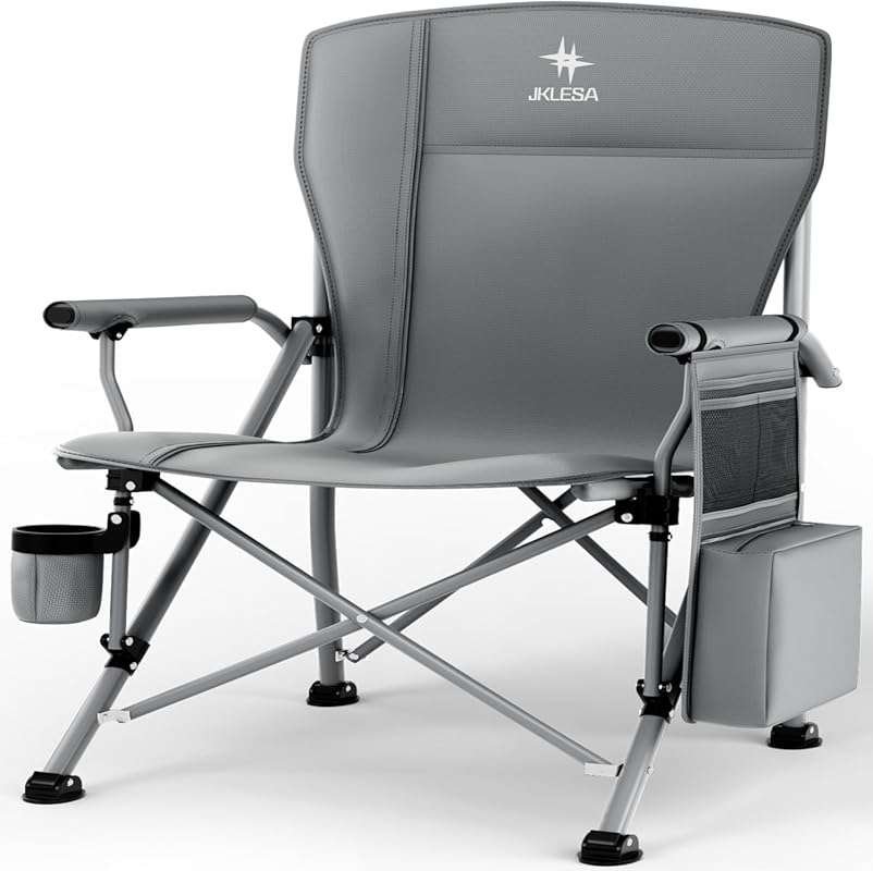 XL Premium Oversized Camping Chair - 400lb Capacity, Wide Seat, Durabl