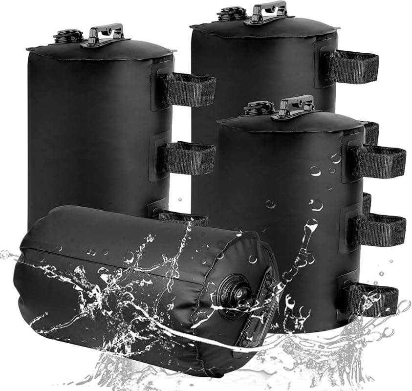 FRUITEAM 220 LBS 4-Pack Canopy Water Weight Bags for Gazebo, Patio Umb
