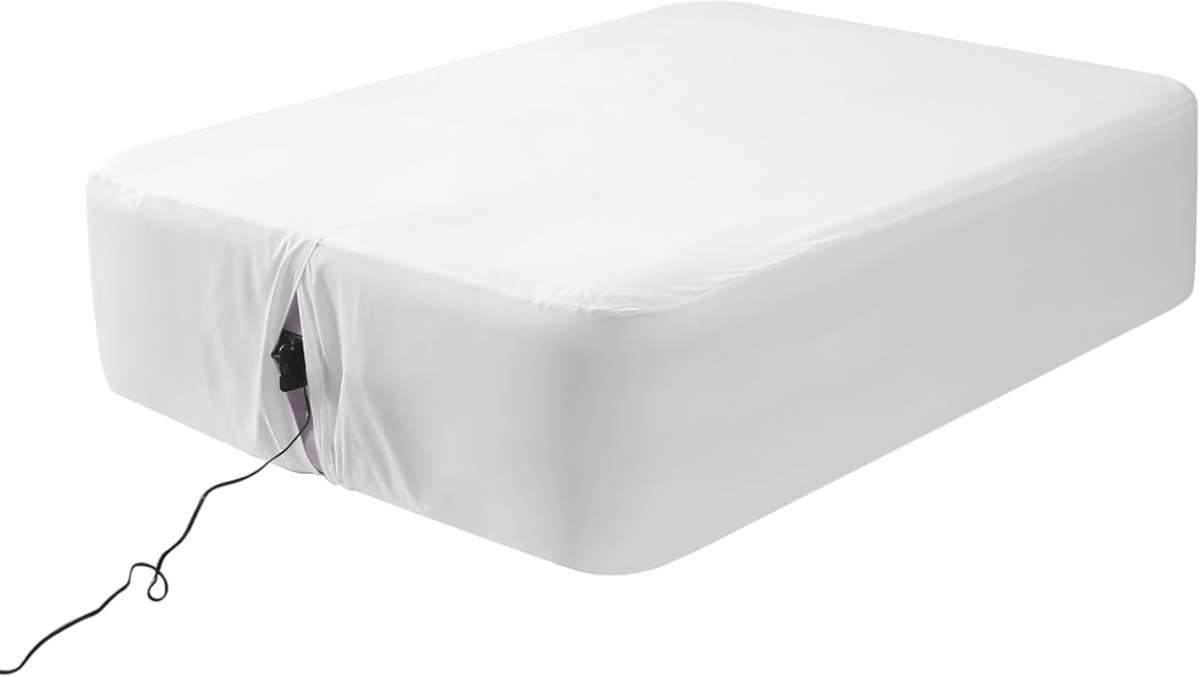 Queen Air Mattress Fitted Sheet with 18-24 Inch Deep Pocket, Soft, Bre