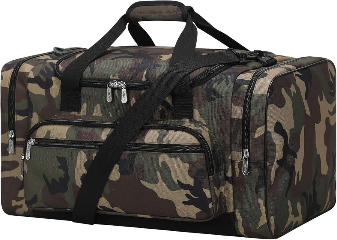 20 Inch Camo Sports Duffel Bag for Travel and Gym