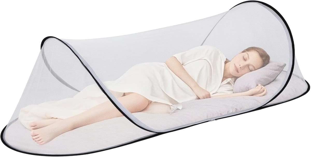 Large Collapsible Portable Mosquito Net Tent: Pop Up Mesh, Foldable, I