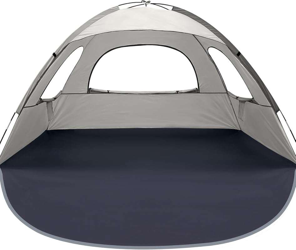 WhiteFang Anti-UV Portable Beach Tent: Extendable Floor, 3 Ventilating