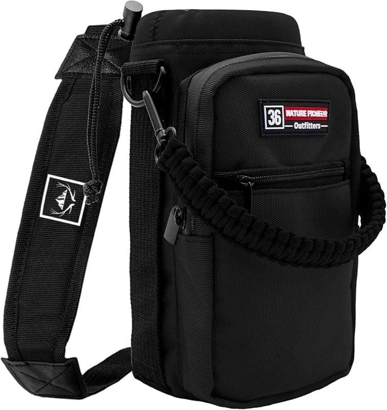 NATURE PIONEOR Insulated Water Bottle Sling with Adjustable Strap, Par