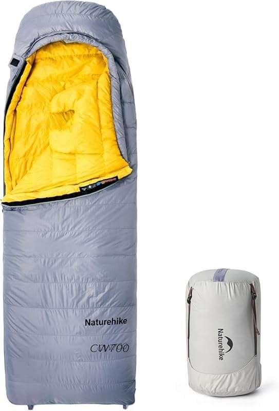 Naturehike 0 Degree Ultralight Down Sleeping Bag for Adults, 650 Fill 