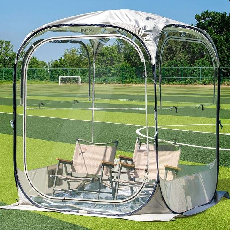 East Oak All Weather Sports Tent: Pop Up Bubble for Instant Sun & Rain