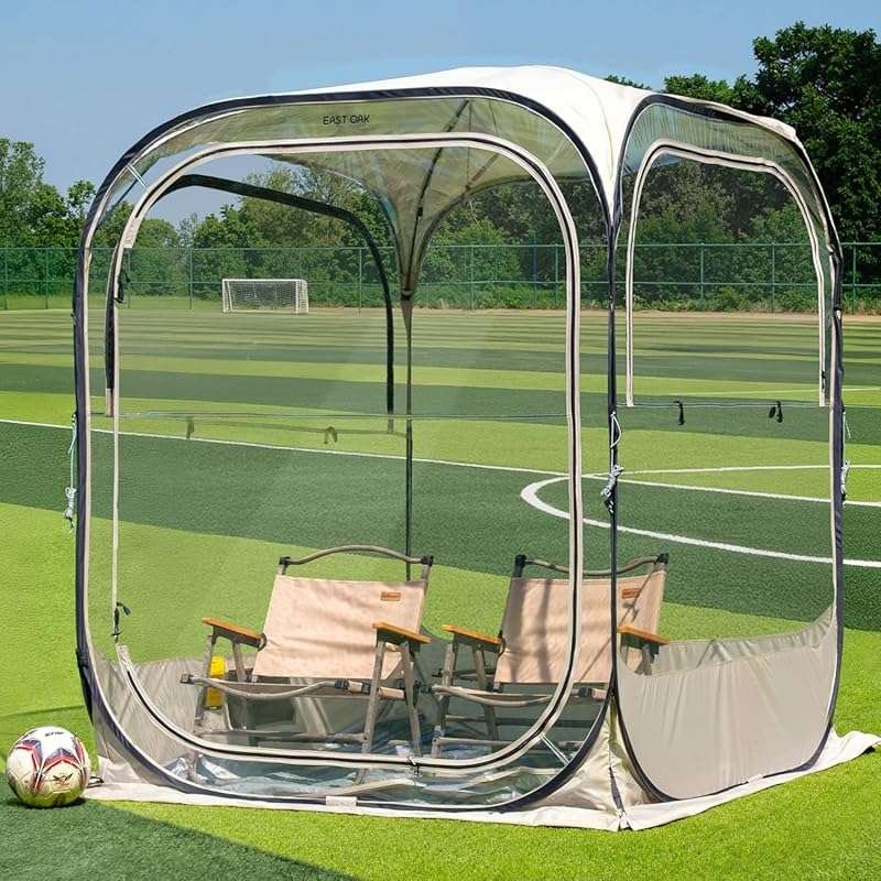 East Oak Weather Sports Tent: Instant Pop-Up Sun & Rain Shelter, Spaci