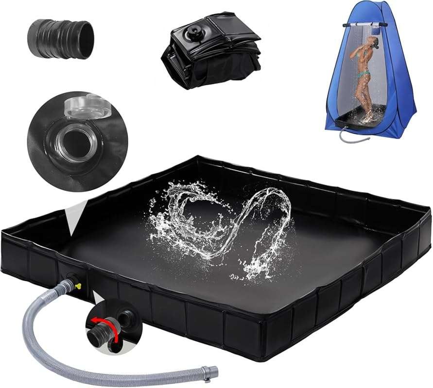 Upgraded Portable Shower Pan 41