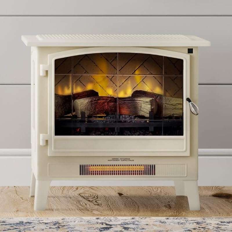 Country Living Infrared Freestanding Electric Fireplace Stove Heater i