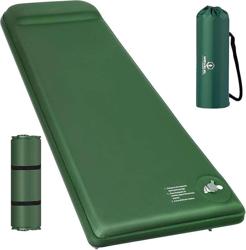Ultra-Thick Memory Foam Sleeping Pad for Camping and Floor Sleeping, I