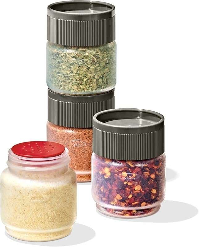 OXO Outdoor 4-Piece Spice Shaker Set