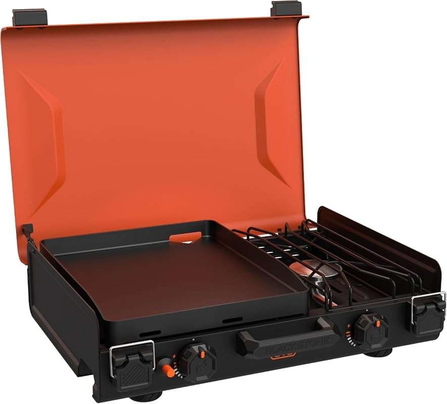 Blackstone 12” x 14” Camping Griddle with Side Burner