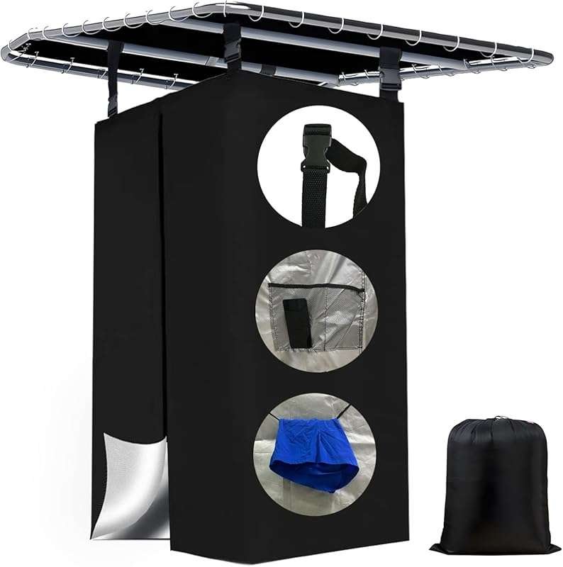 Moriko Hanging Privacy Shower Tent for Boats: Waterproof 420D Changing