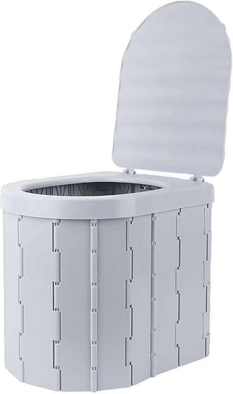 Portable Foldable Camping Toilet for Home, Car, and Camping (Model B)