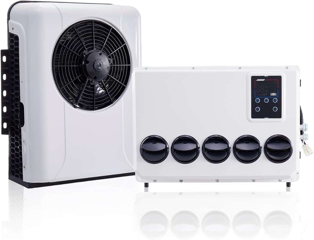 12V DC Truck Air Conditioner 9000 BTU Split Unit - RV, Camper, Van, Tr