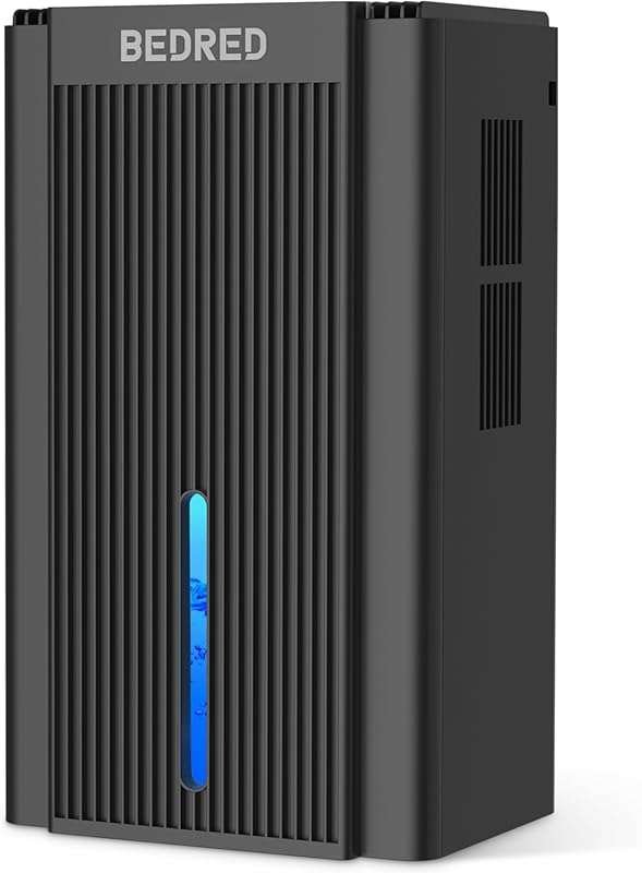 Quiet 95oz Dehumidifier for Home (1000 Sq Ft) with Auto Shut Off & 7 C