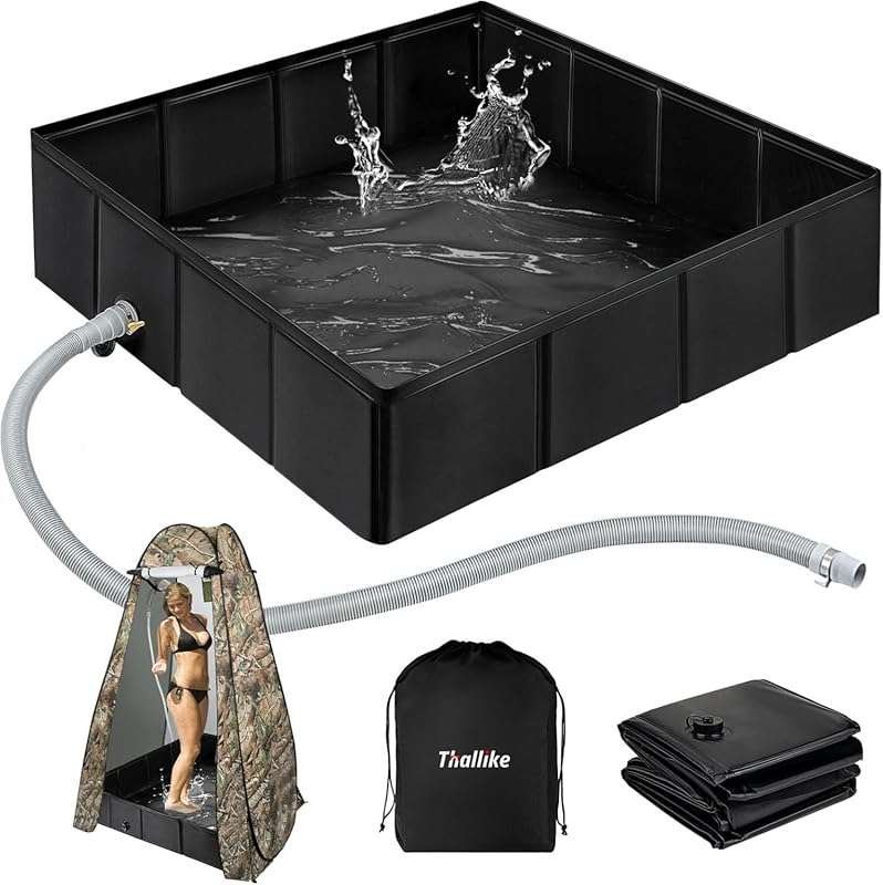 Upgraded Portable Shower Pan 41