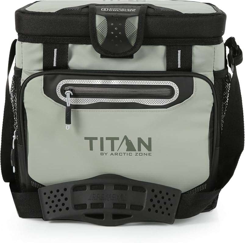 Titan by Arctic Zone Deep Freeze Zipperless Hardbody Cooler with Smart