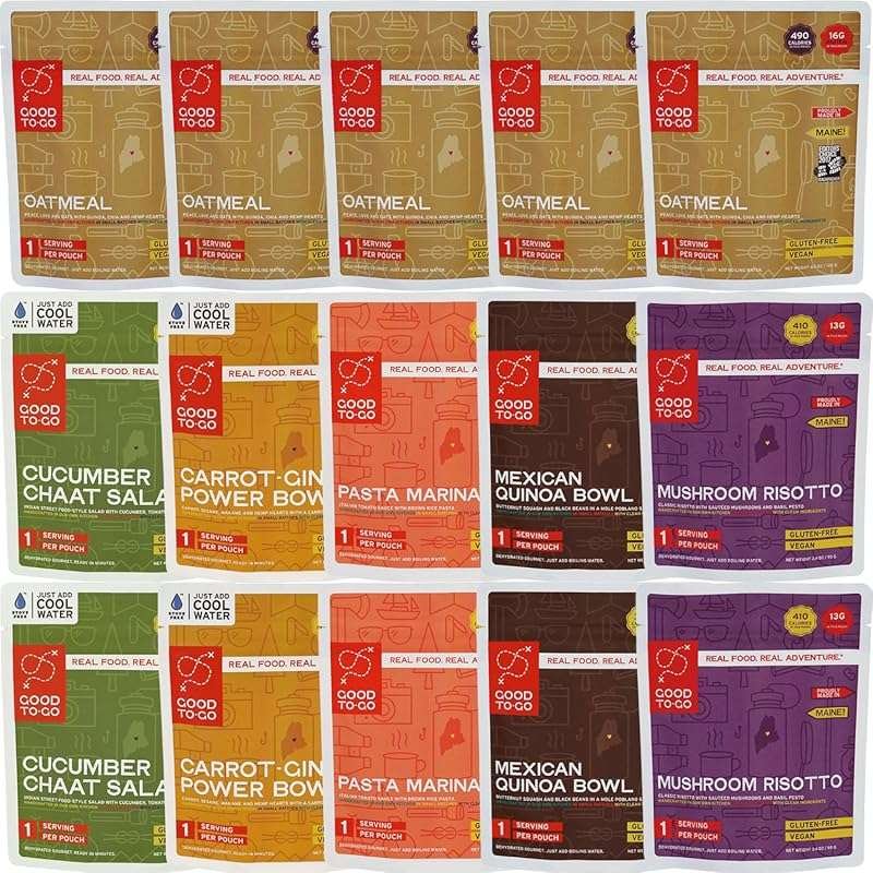 GOOD TO-GO 5-Day Emergency Food Kit: Delicious Dehydrated Survival Mea