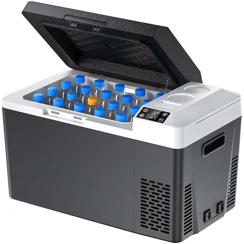 Marsail 12V Car Refrigerator: 24QT Portable Electric Cooler for Trucks