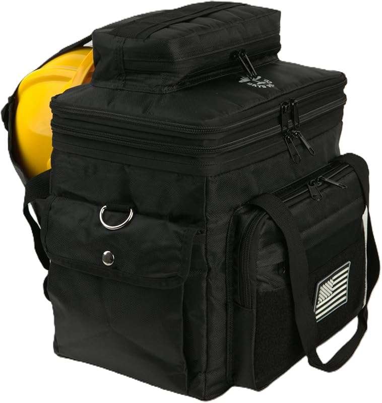 Days Pay Co. Hard Hat Pocket Lunch Bag – Insulated Cooler Tote with Ha