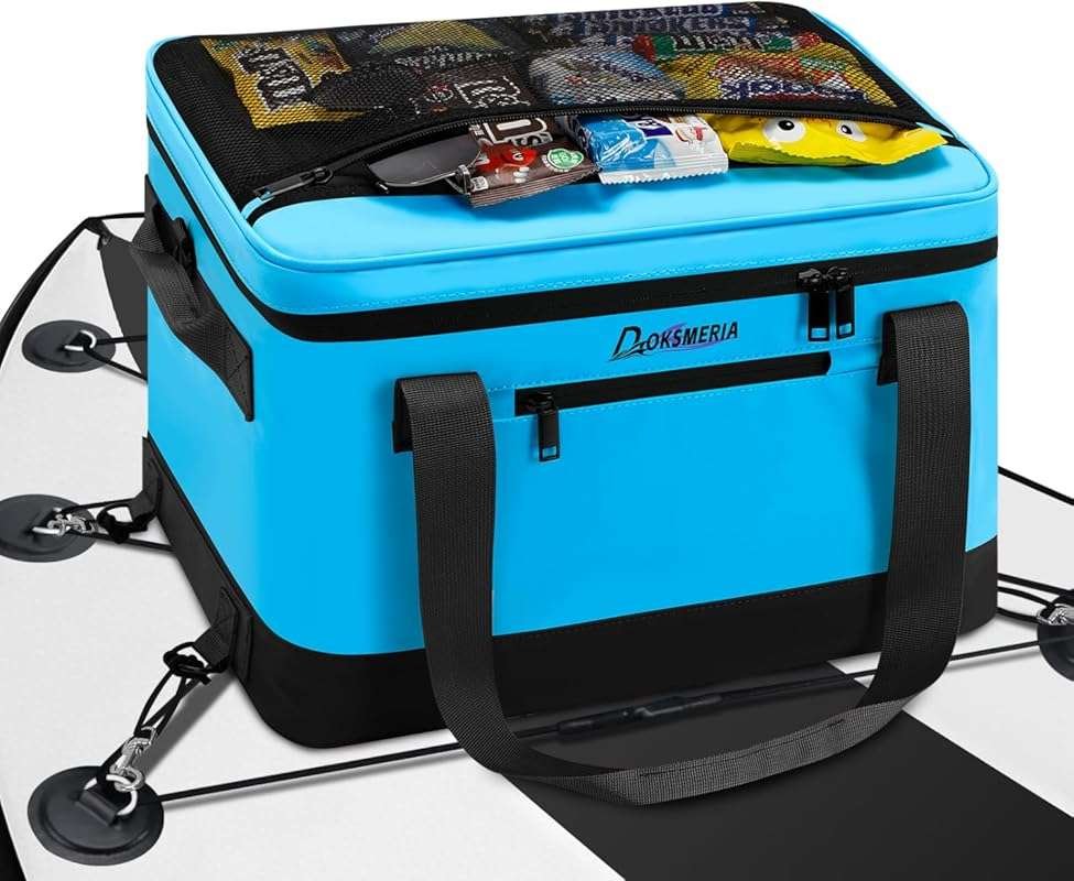 Waterproof SUP Paddleboard Deck Cooler: Super Capacity Bag with Should